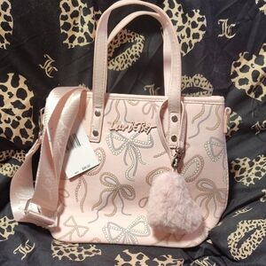Juicy Couture Pink Handbag with Bow Design